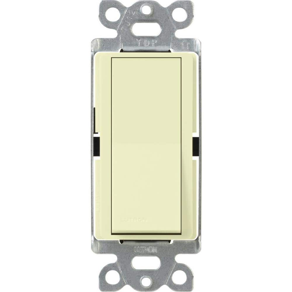 Lutron Claro On/Off Switch, 15 Amp/4 Way, White (CA-4PS-AL)