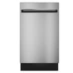 18 in. Stainless Steel Top Control ADA Dishwasher with Stainless Steel Tub and 47 dBA