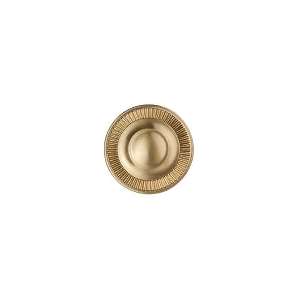 Sumner Street Home Hardware Minted 1.125 in. Satin Brass Small Knob  RL060032 - The Home Depot