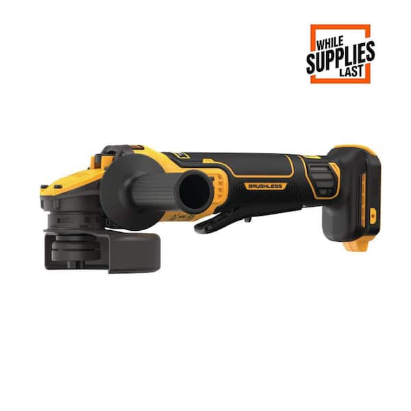 20V MAX Cordless Brushless 4.5 - 5 in. Paddle Switch Angle Grinder with FLEXVOLT ADVANTAGE (Tool Only)