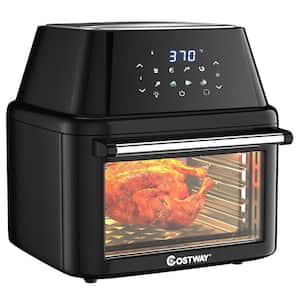 ARIA 10Qt White Air Fryer Oven with Rotating Rotisserie, Dehydration and  Recipe Book AAW-906 - The Home Depot
