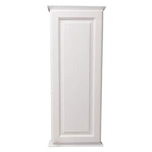 Aventura 15.5 in. W x 25.5 in. H x 8 D White Enamel Wood Surface Mount Wall Cabinet