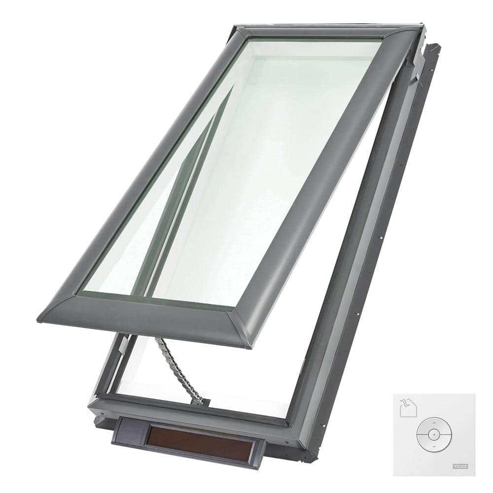 21 x 37-7/8 in. Solar Powered Fresh Air Venting Deck-Mount Skylight with Laminated Low-E3 Glass -  VELUX, VSS C04 2004