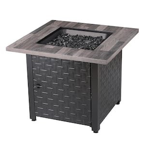 30 in. Square Lancaster LP Outdoor Gas Fire Pit