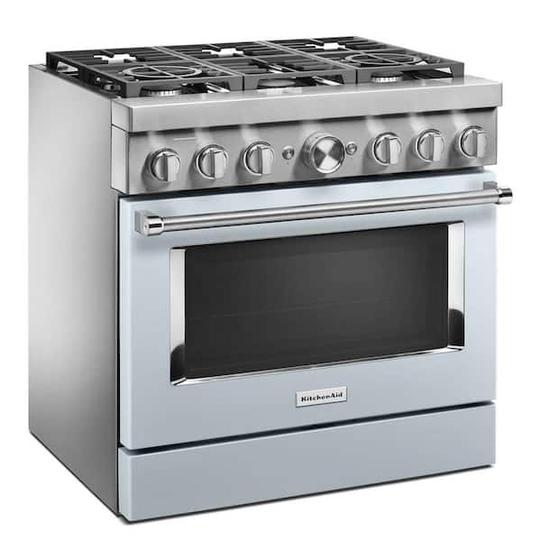 KitchenAid Dual Fuel Range (KFDC506JMB) - Misty Blue