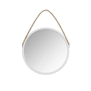 Bolan 23.625 in. W x 23.625 in. H Medium Metal Framed Round Wall Bathroom Vanity Mirror in Silver