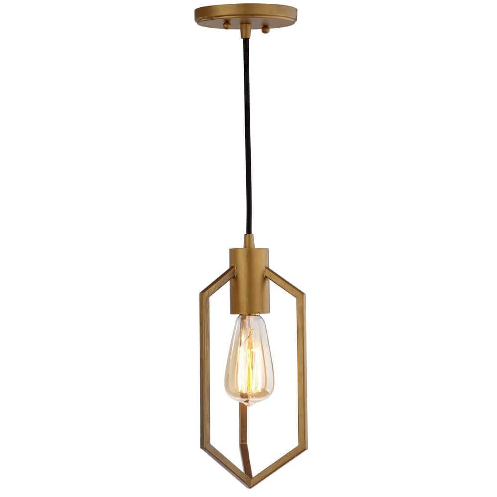 Eastwood 6" Gold Brass Adjustable Pendant Light