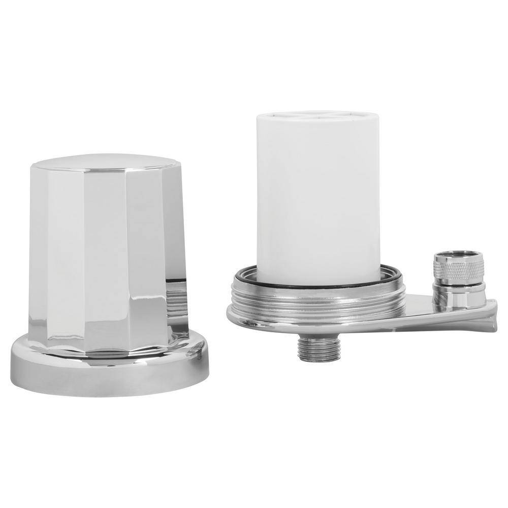 Chrome Universal Shower Head Water Filtration System