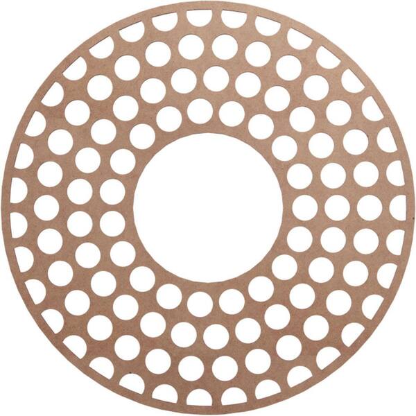 Ekena Millwork 0.25 in. x 32 in. x 32 in. Wood Medallion Moulding