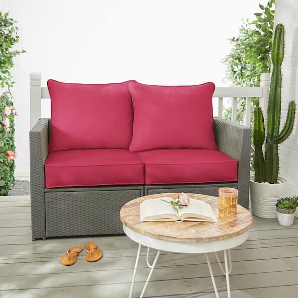 Indoor deals loveseat cushions