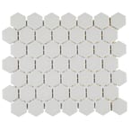 Restore Matte Stone Gray Hexagon 10 in. x 12 in. x 6.35 mm Glazed Ceramic Mosaic Tile (0.81 sq. ft./Each)