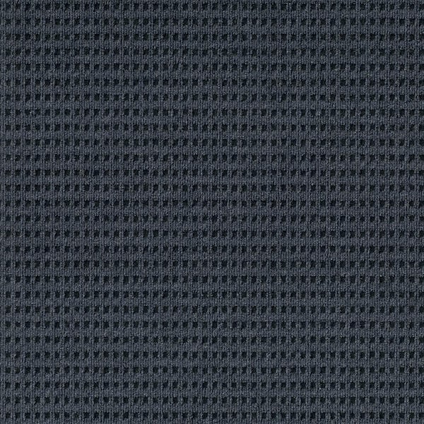 Foss First Impressions Tattersall Denim w/ Blk 24 in. x 24 in. Commercial Peel and Stick Carpet Tile (15-tile / case)