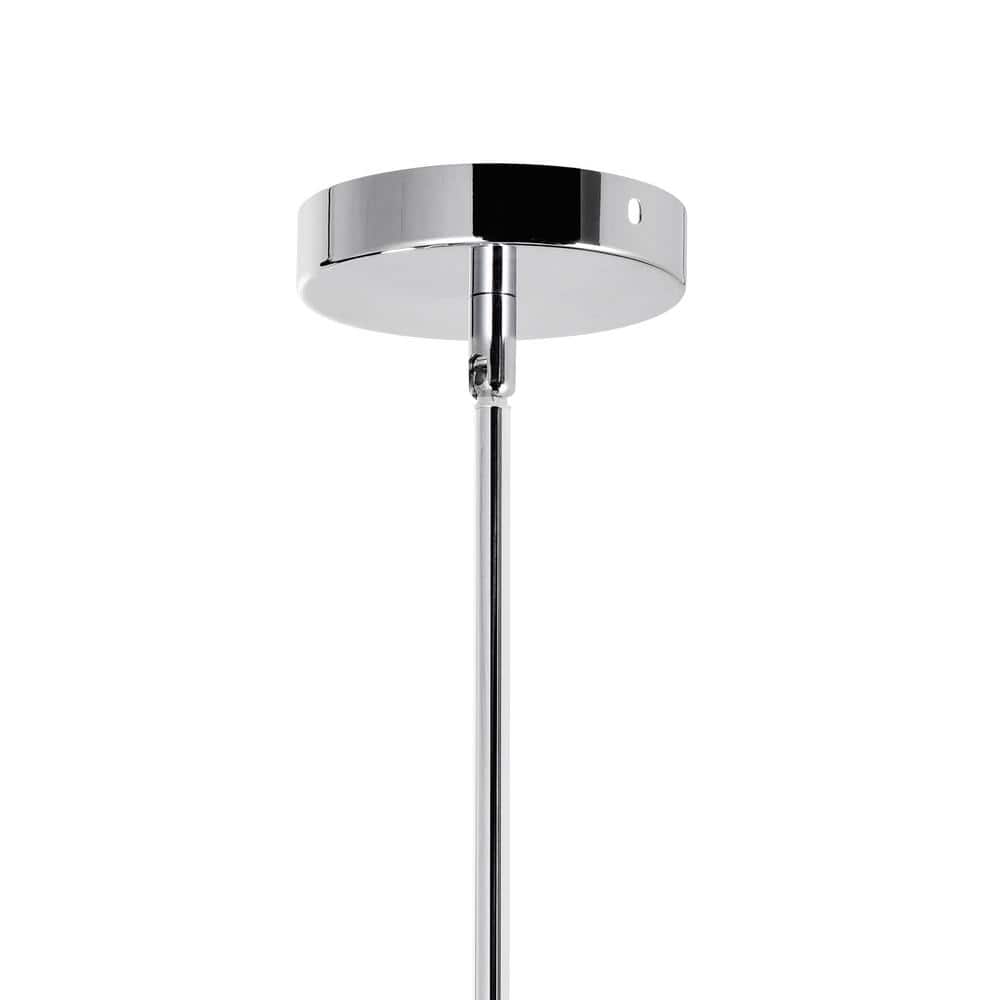 Claire Chrome Finish Crystal Mini Drum Pendant Light