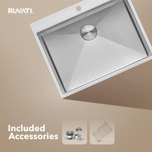 Have a question about Ruvati Tirana Pro 27 in. Drop-in Topmount