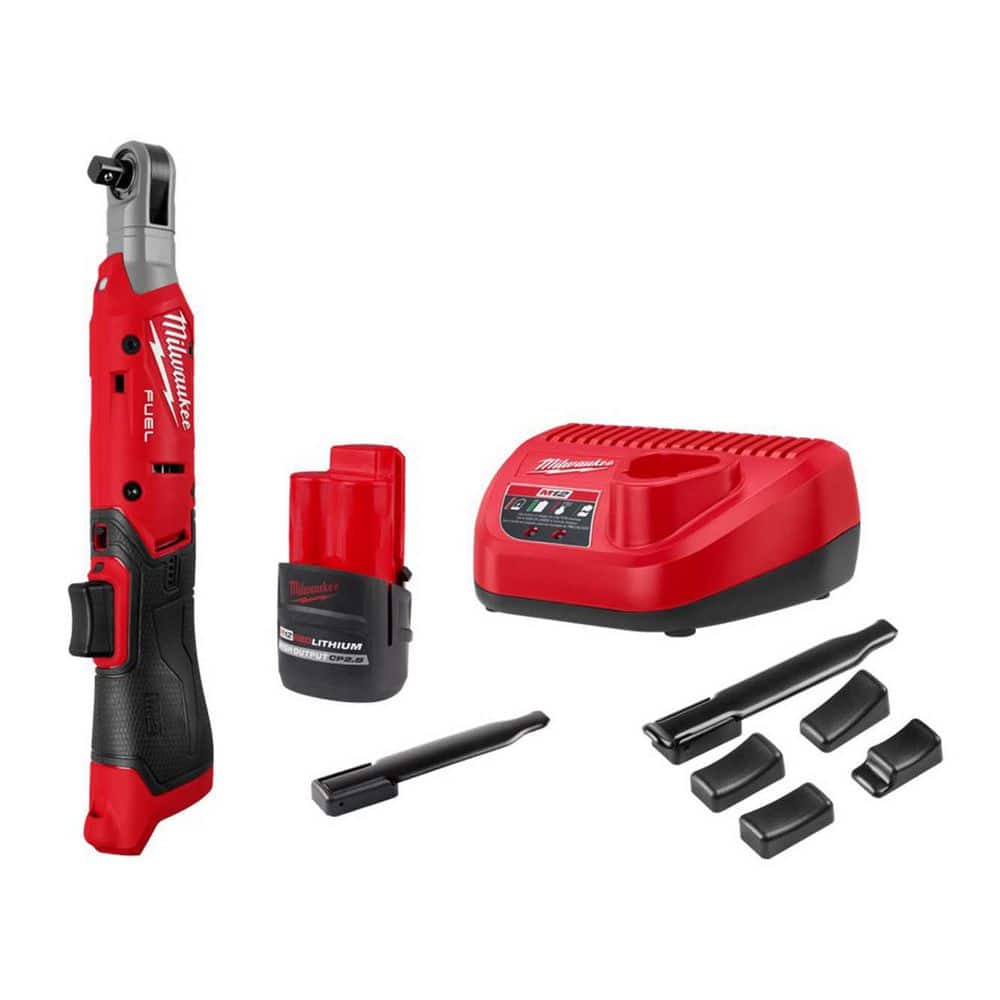 M12 12V Lithium-Ion 3/8 in. Cordless Ratchet Kit with Battery, Modular Trigger Cap, Charger and Bag price history on PriceWatchPro