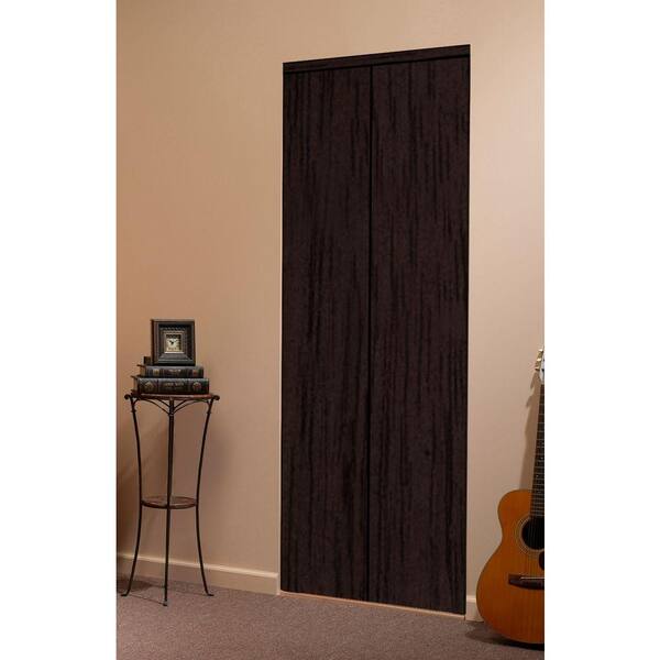 Impact Plus 42 in. x 80 in. Smooth Flush Espresso Solid Core MDF