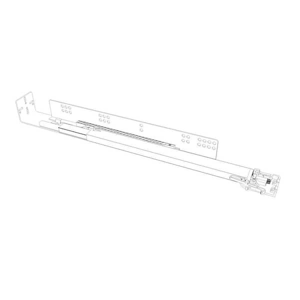 18 in. White Soft Close Full Extension Double Wall Lower Drawer Set (1-Pair) 18 in. White Soft Close Full Extension Double Wall Lower Drawer Set (1-Pair)
