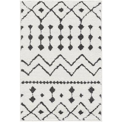 Tehani Black 8 ft. 10 in. x 12 ft. Area Rug