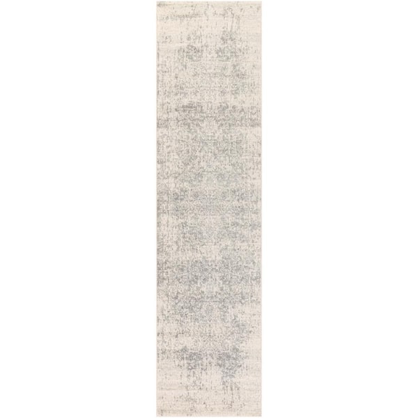 Demeter Gray 3 ft. x 18 ft. Indoor Area Rug