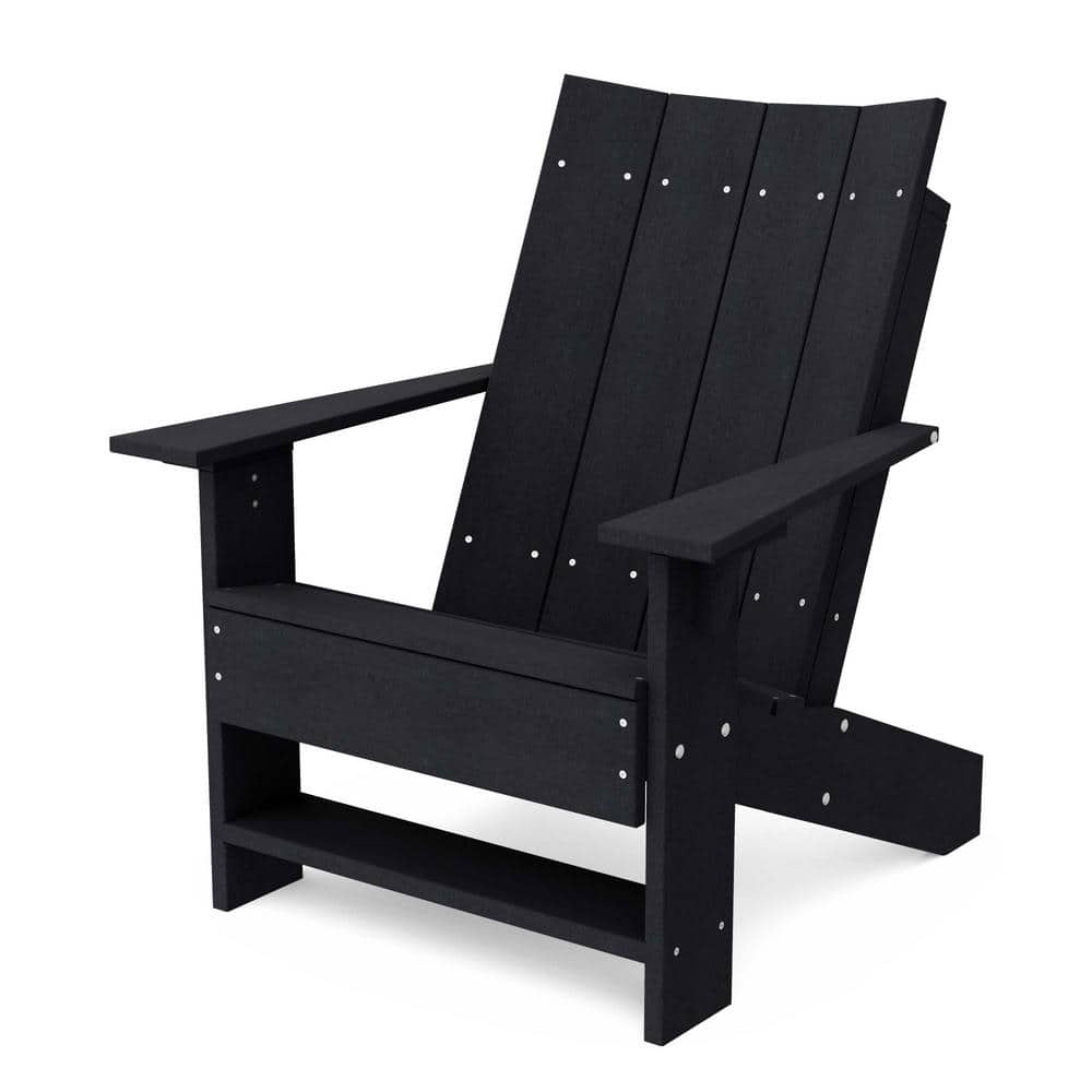 Contemporary Black Plastic Outdoor Adirondack Chair price history on PriceWatchPro