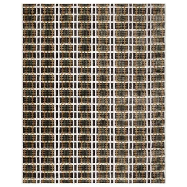 Nordic Charcoal Multicolor 8 ft. x 10 ft. All-over design Contemporary Area Rug