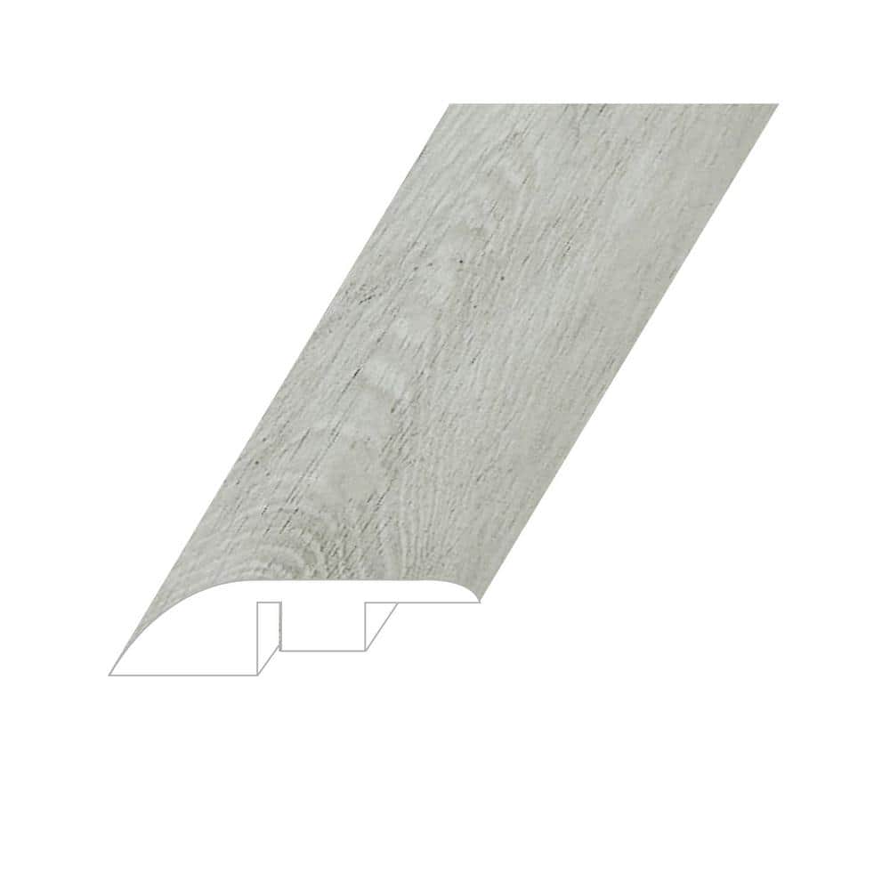 Omnia Smoked Pewter 0.6 in. Thick x 1.8 in. Wide x 94.5 in. Length Vinyl Reducer Molding price history on PriceWatchPro