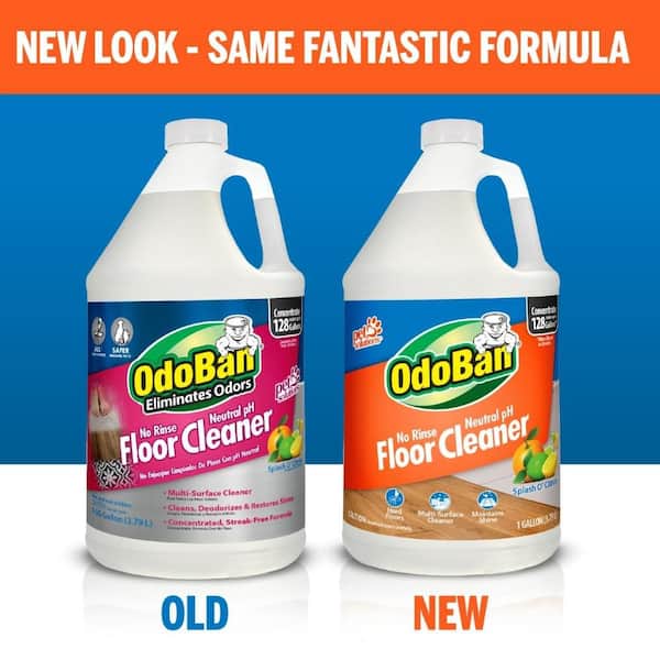 1 Gal. No Rinse Neutral pH Floor Cleaner, Concentrated Hardwood and Laminate Floor Cleaner, Streak Free (4-Pack)