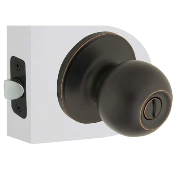 Ball Aged Bronze Bed and Bath Door Knob Ball Aged Bronze Bed and Bath Door Knob