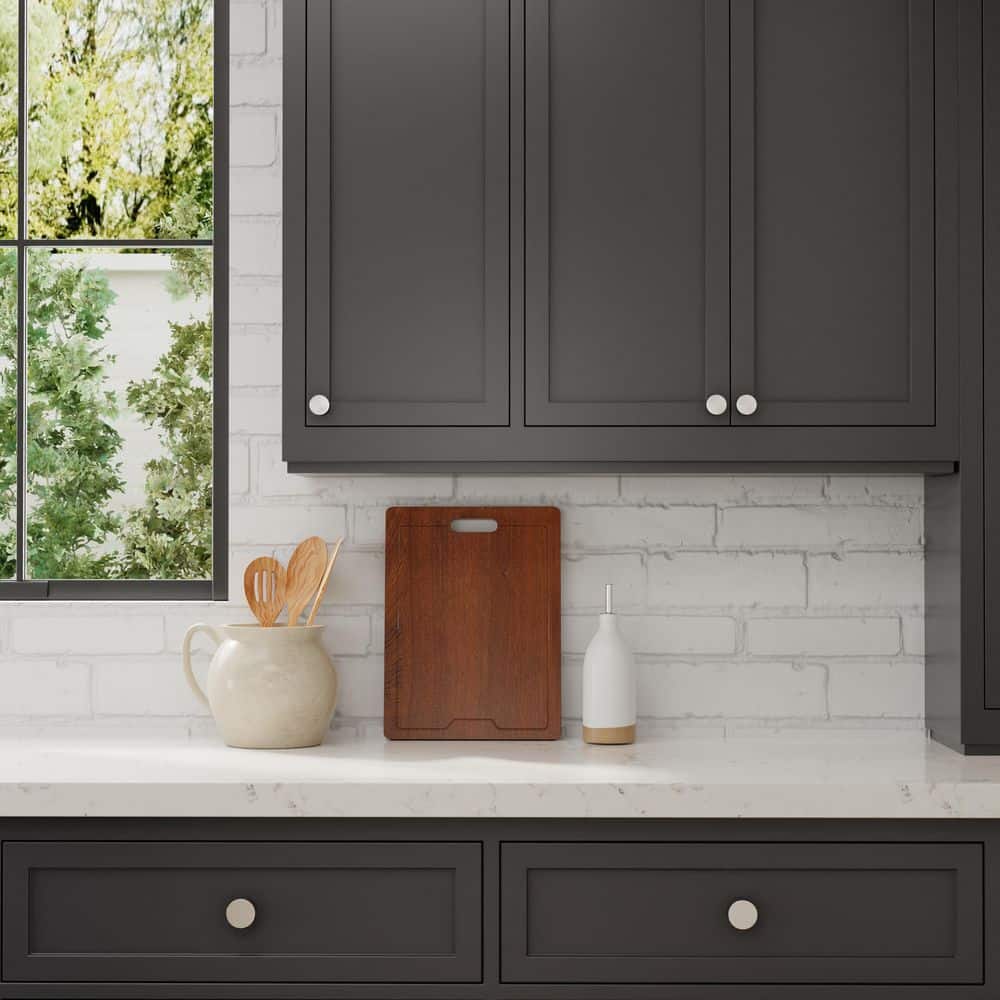 Ethan 1-1/4" Brushed Nickel Round Cabinet Knob