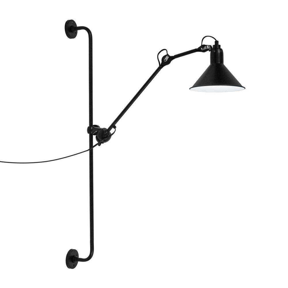 1-Light Black Modern Plug-In Swing Arm Wall Lamp with Metal Shade for Bedroom Living Room, No Bulbs Included price history on PriceWatchPro