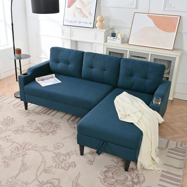 専用　biscuits couch sofa 青チェック柄 専用 biscuits couch sofa 青チェック柄