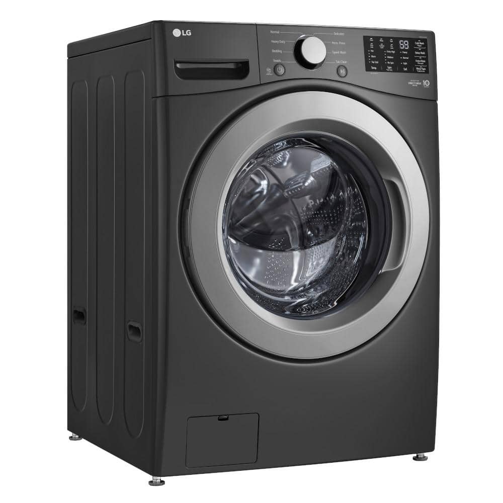 5.0 Cu. Ft. High Efficiency Black Front Load Washer