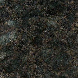 3 in. x 3 in. Granite Countertop Sample in Peacock Green