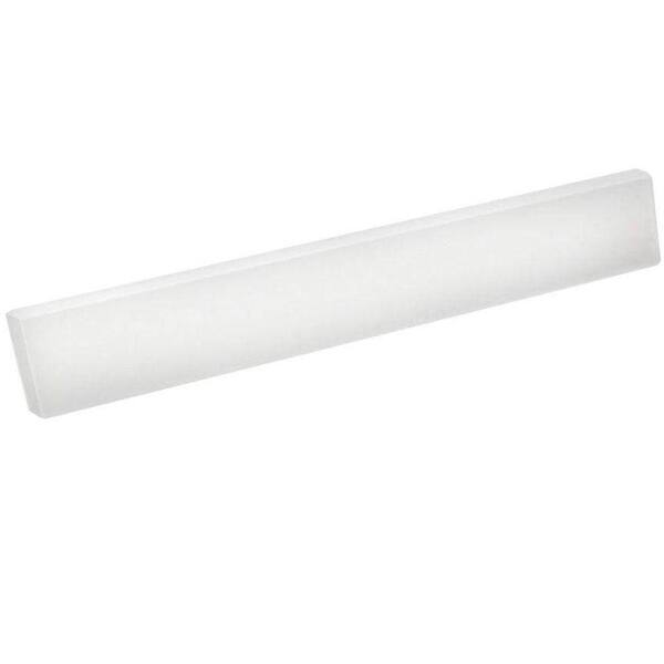 Swan Ellipse 22 in. Solid Surface Sidesplash in White