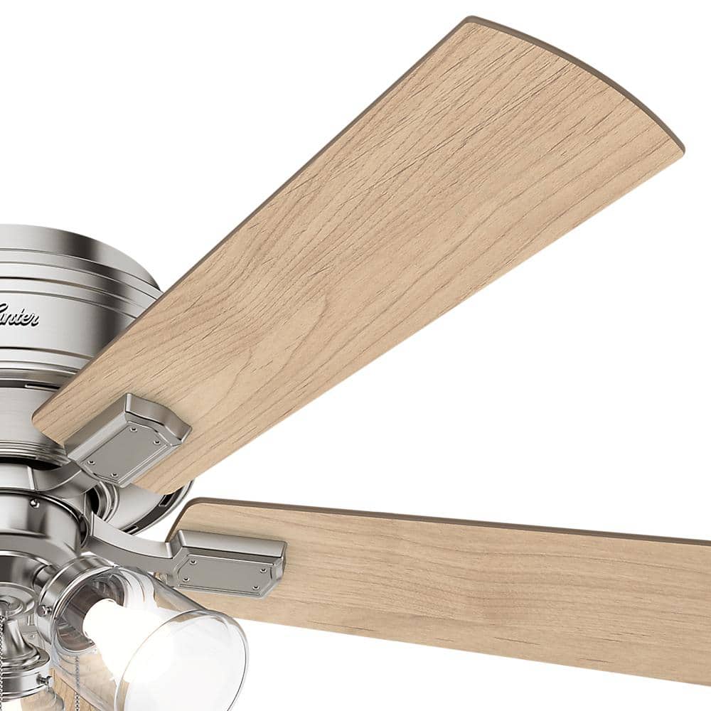 Brushed Nickel 52" Crestfield Ceiling Fan with LED Light and Reversible Blades