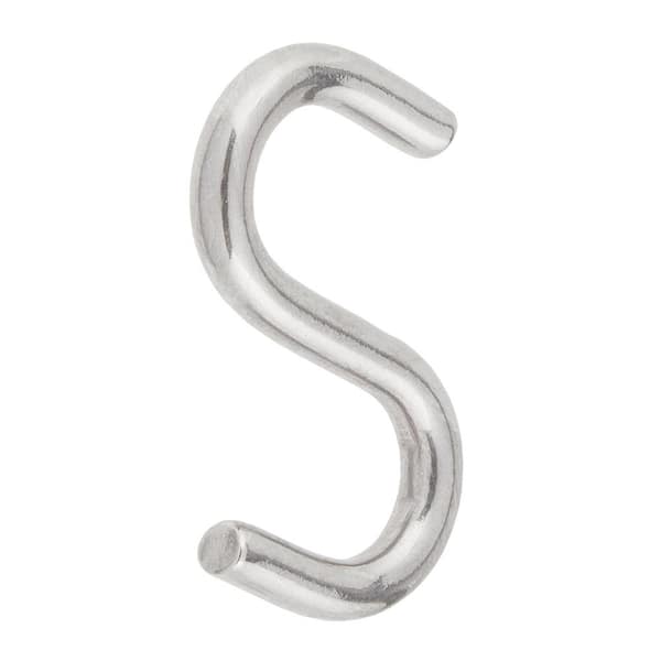 DGOL 24 Packs 304 Stainless Steel Small 1-1/2 inch Long S Hooks Loading 100  lbs