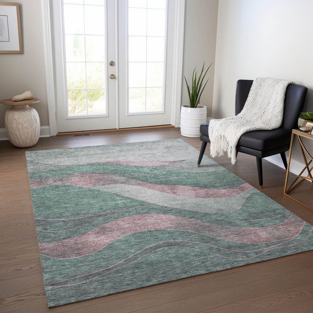 Addison Rugs Chantille Machine Washable Indoor/Outdoor Abstract ACN1892 ...