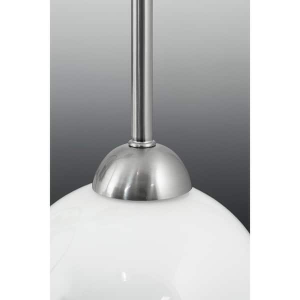 Progress Lighting Carisa Collection 5-Light Brushed Nickel Chandelier with Shade