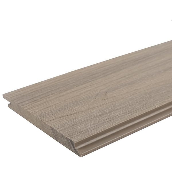 NewTechWood All Weather System 5.5 in. x 96 in. Composite Siding Board in Roman Antique