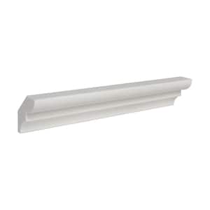 WM 75 1-1/4 in. x 1-1/8 in. x 6 in. Long Recycled Polystyrene Bed Moulding Sample