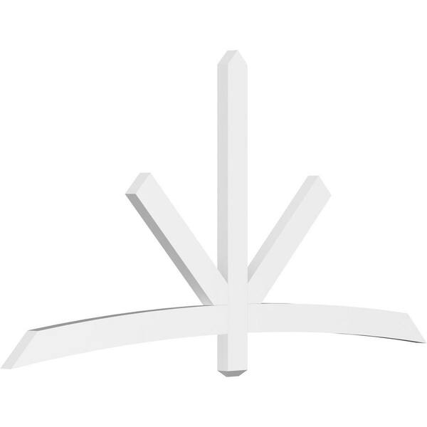 Ekena Millwork Alberta 84 in. W x 42 in. H x 2 in. D Signature Polyurethane Bracket