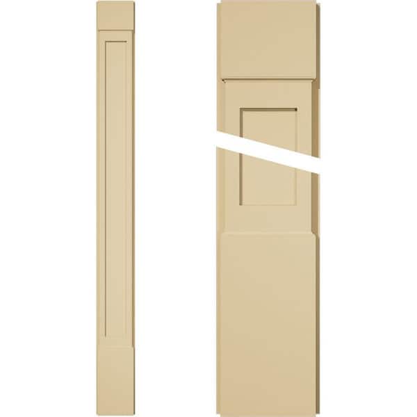 Ekena Millwork 2 in. D x 9 in. W x 96 in. L Primed Polyurethane Pilaster (1- Pack)