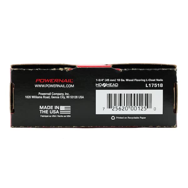 POWERNAIL 1-3/4 in. x 18-Gauge Powercleats Steel Hardwood Flooring