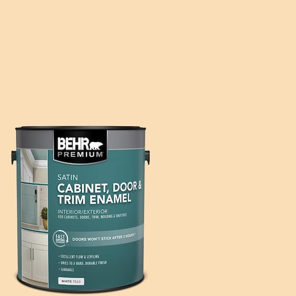 BEHR PREMIUM 1 gal. #M260-3 Time Out Satin Enamel Interior/Exterior Cabinet, Door & Trim Paint