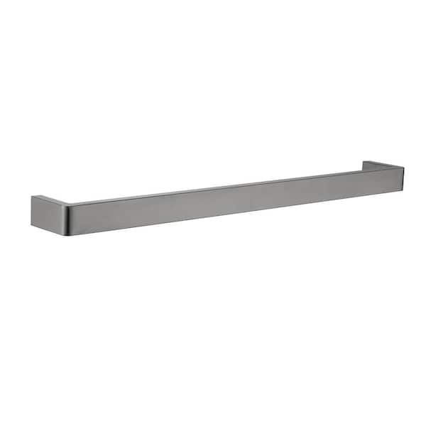 ATKING Stainless Steel 24 in. Wall Mounted Towel Bar Towel Holder in Matte Gray