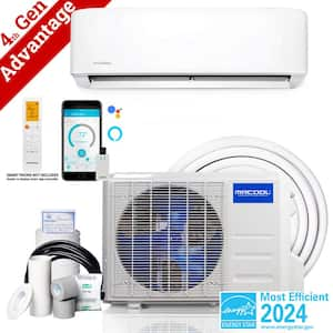 Advantage 4th Gen 9,000 BTU 0.75-Ton 1-Zone 20.5 SEER Ductless Mini-Split AC and Heat Pump with 9K & 16ft Line -115V