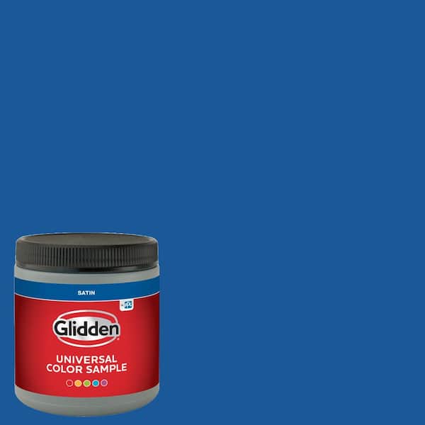 Glidden 8 oz. PPG1242-7 Suddenly Sapphire Satin Interior Paint Sample