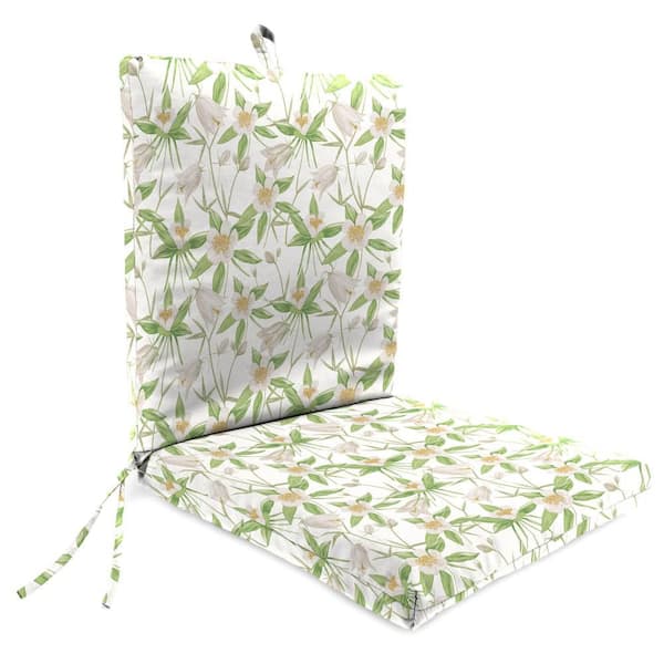 Jordan Manufacturing 44 in. L x 21 in. W x 3.5 in. T Rectangular Outdoor Dining Chair Cushion in Alleah Chutney