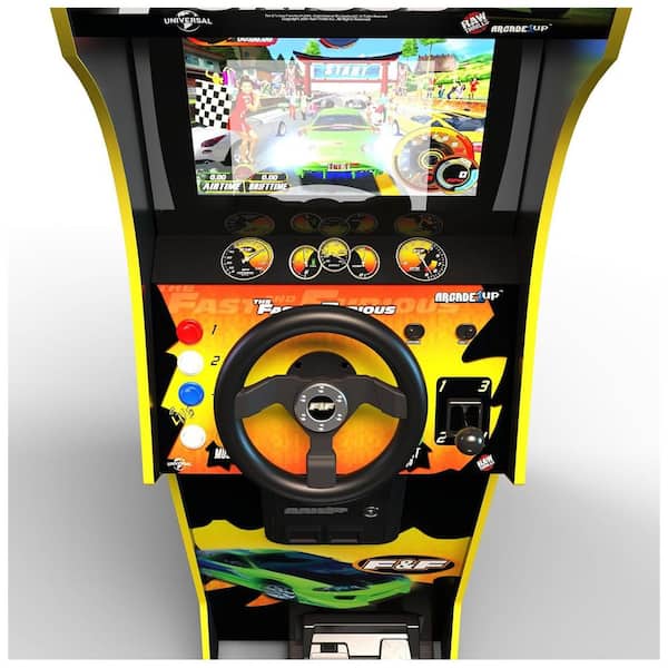 ARCADE1UP The Fast and the Furious Deluxe Arcade Machine with