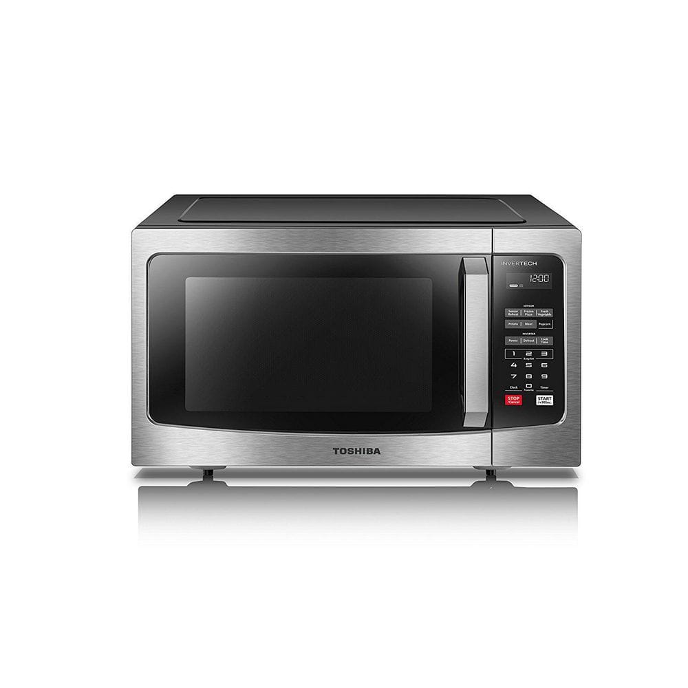 21.8 in. W 1.6 cu. ft. Stainless Steel 1200-Watt Countertop Microwave with Inverter Technology